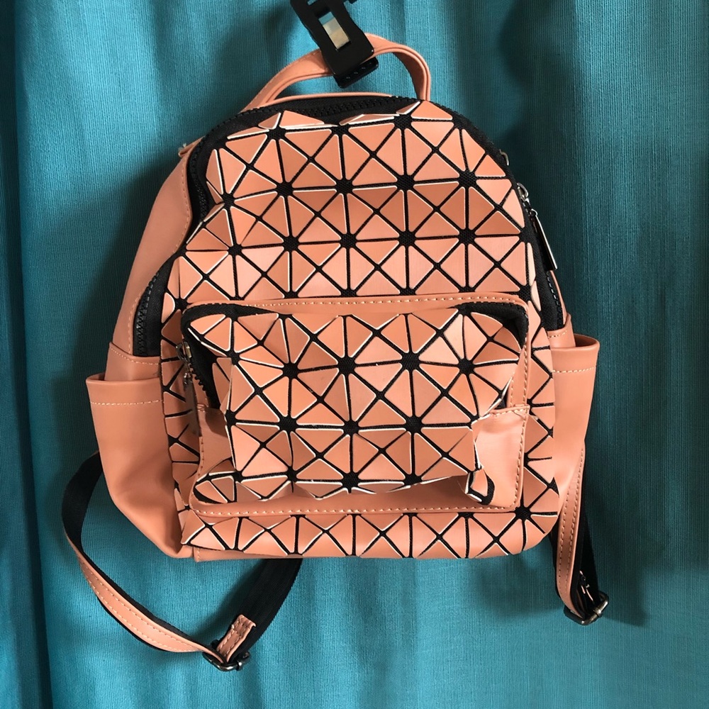 Geometric Mini Backpack - image 1